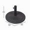 Flash Furniture Kona Black Cement Patio Umbrella Base w/Sunburst Patterned Wthrproof Polymer Coating, 19.25-in. Dia GM-WL-B49014A-BK-GG - alternate 7
